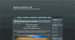 Desktop Screenshot of historicalhunts.blogspot.com