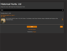 Tablet Screenshot of historicalhunts.blogspot.com