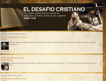 Tablet Screenshot of eldesafiocristiano.blogspot.com