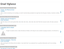 Tablet Screenshot of emailvigilance.blogspot.com