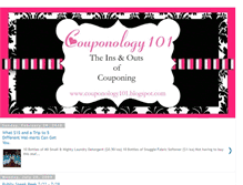 Tablet Screenshot of couponology101.blogspot.com
