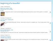 Tablet Screenshot of beginningofabeautiful.blogspot.com