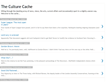 Tablet Screenshot of culturecache.blogspot.com