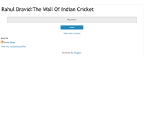 Tablet Screenshot of my-rahuldravid.blogspot.com