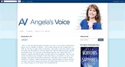 Desktop Screenshot of angelasvoice.blogspot.com