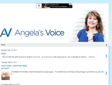 Tablet Screenshot of angelasvoice.blogspot.com