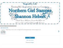 Tablet Screenshot of northerngirlsstampingroom.blogspot.com