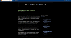 Desktop Screenshot of coolegiodelaciudad.blogspot.com