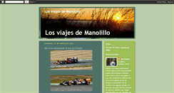 Desktop Screenshot of losviajesdemanolillo.blogspot.com