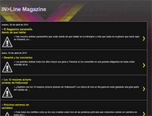 Tablet Screenshot of in-linemagazine.blogspot.com