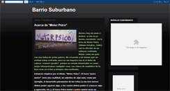 Desktop Screenshot of barriosuburbano.blogspot.com