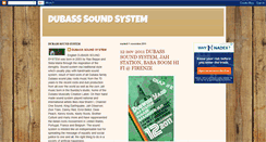 Desktop Screenshot of dubassmoovement.blogspot.com
