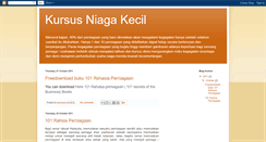 Desktop Screenshot of kursusniagakecil.blogspot.com