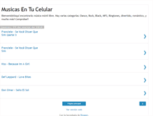 Tablet Screenshot of musicasentucelular.blogspot.com