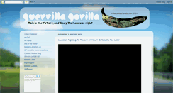 Desktop Screenshot of guerrilla-gorilla.blogspot.com
