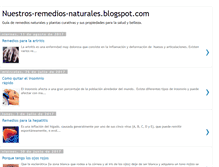 Tablet Screenshot of nuestros-remedios-naturales.blogspot.com