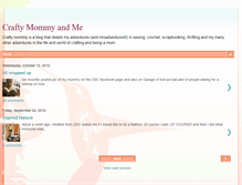 Tablet Screenshot of craftymommyandme.blogspot.com