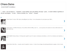 Tablet Screenshot of chiaradaino.blogspot.com