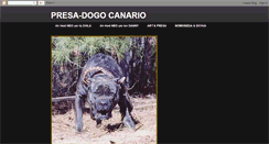 Desktop Screenshot of presa-dogocanario.blogspot.com