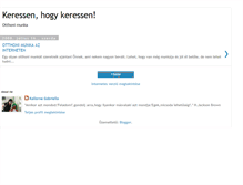 Tablet Screenshot of keressenhogykeressen.blogspot.com