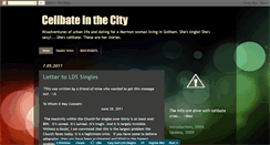 Desktop Screenshot of celibateinthecity.blogspot.com