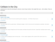 Tablet Screenshot of celibateinthecity.blogspot.com
