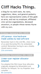Mobile Screenshot of cliffhacks.blogspot.com