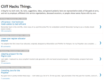 Tablet Screenshot of cliffhacks.blogspot.com