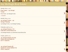 Tablet Screenshot of jaymchughrealestate.blogspot.com
