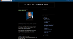 Desktop Screenshot of globalleadership2009.blogspot.com