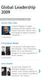 Mobile Screenshot of globalleadership2009.blogspot.com