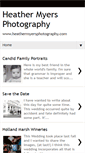 Mobile Screenshot of heathermyersphotography.blogspot.com