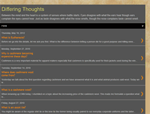 Tablet Screenshot of differingthoughts.blogspot.com