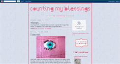 Desktop Screenshot of countedblessingsproject.blogspot.com