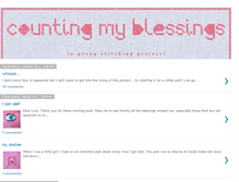 Tablet Screenshot of countedblessingsproject.blogspot.com