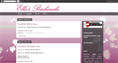 Desktop Screenshot of ellas-buecherecke.blogspot.com