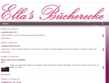 Tablet Screenshot of ellas-buecherecke.blogspot.com