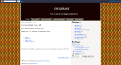 Desktop Screenshot of css-lybrary.blogspot.com