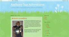 Desktop Screenshot of anthonyhasadventures.blogspot.com