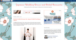 Desktop Screenshot of japanese-wedding-dresses.blogspot.com