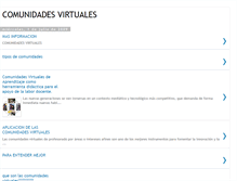 Tablet Screenshot of comunidadesv-irresistible.blogspot.com