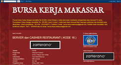 Desktop Screenshot of bursakerjamakassar.blogspot.com