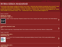 Tablet Screenshot of bursakerjamakassar.blogspot.com