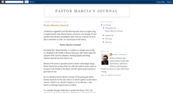 Desktop Screenshot of pastormarciasjournal.blogspot.com