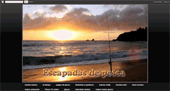 Desktop Screenshot of escapadaspesca.blogspot.com