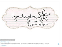 Tablet Screenshot of lyndseylewphoto.blogspot.com