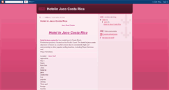 Desktop Screenshot of hotelinjacocostarica.blogspot.com