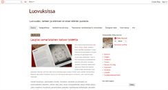Desktop Screenshot of luovuksissa.blogspot.com