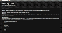Desktop Screenshot of pimpmycode.blogspot.com