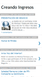 Mobile Screenshot of creandoingresos.blogspot.com